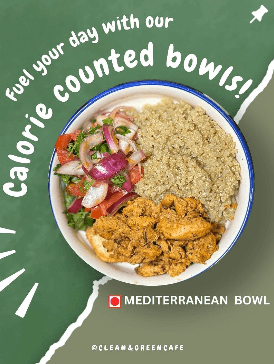 MEDITERRANEAN QUINOA BOWL - COMMON CHICKEN - ONLY VEG - TOFU