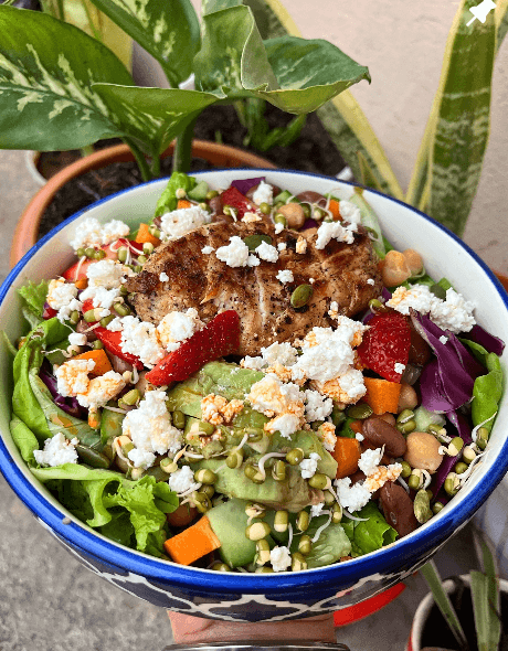 Greek Salad Bowl — today's featured meal